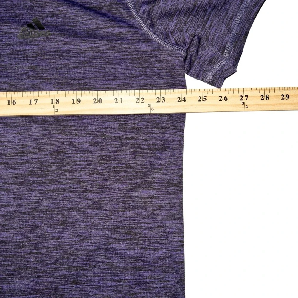 Adidas Mens XL‎ Golf Performance Quick Dry Shirt Purple Black